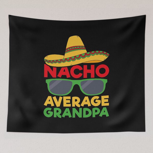 Item preview, Cinco De Mayo Sombrero Cool Glasses Nacho Average Grandpa Grandfathers Cool Fiesta Party Celebration designed and sold by Merchking1.