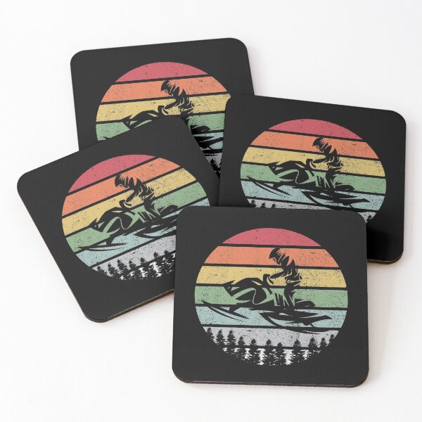 Item preview, Vintage Retro Snowmobile Rider Snowmobiling Sled Gift designed and sold by rifatart.
