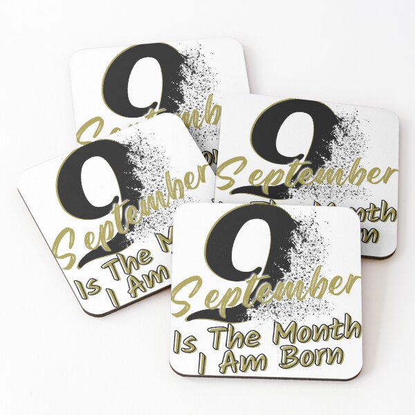 Item preview, September Is The Month I Am Born Dispersion Style designed and sold by Onewivnacher.