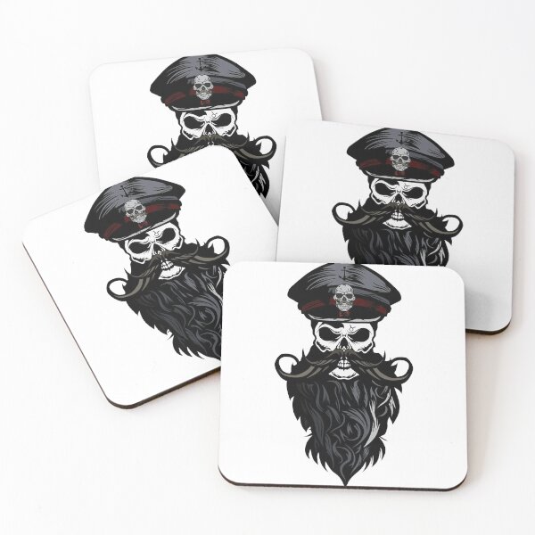 Item preview,  Bearded skull designed and sold by TN22store.