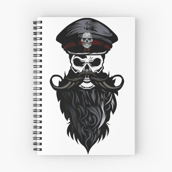 Item preview,  Bearded skull designed and sold by TN22store.