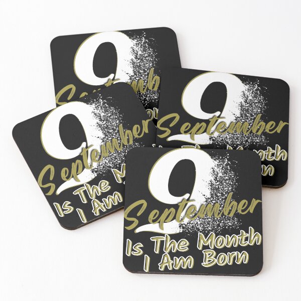 Item preview, September Is The Month I Am Born Dispersion Style designed and sold by Onewivnacher.