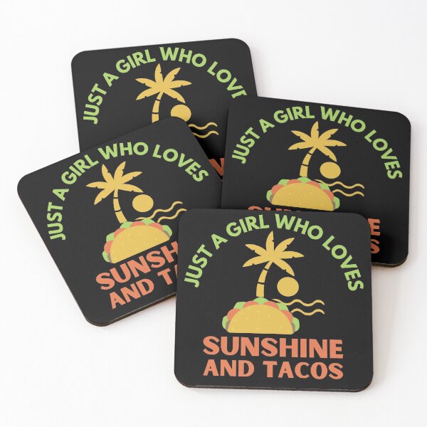 Item preview, Just A Girl Who Loves Sunshine And Tacos designed and sold by syarifahrasul.
