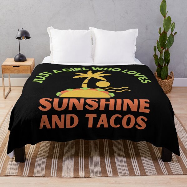 Item preview, Just A Girl Who Loves Sunshine And Tacos designed and sold by syarifahrasul.