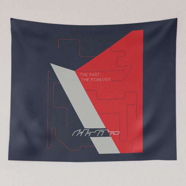 Item preview, Sector Chev Red Navy Racing Design designed and sold by SquareFritz.