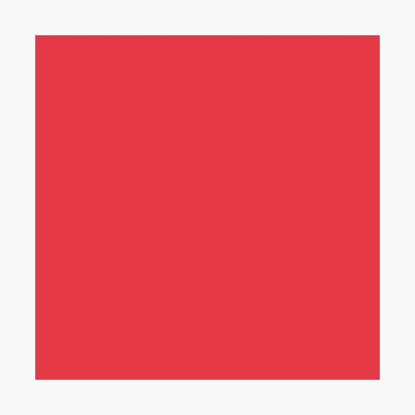 quot Imperial Red Color quot Photographic Print for Sale by Fozy Shop Tees