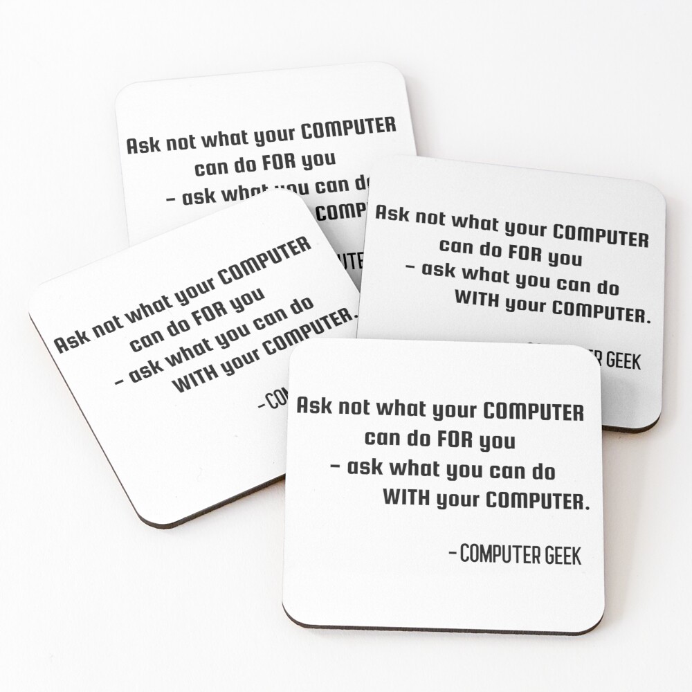 Item preview, Coasters (Set of 4) designed and sold by ComputerGeeksTs.