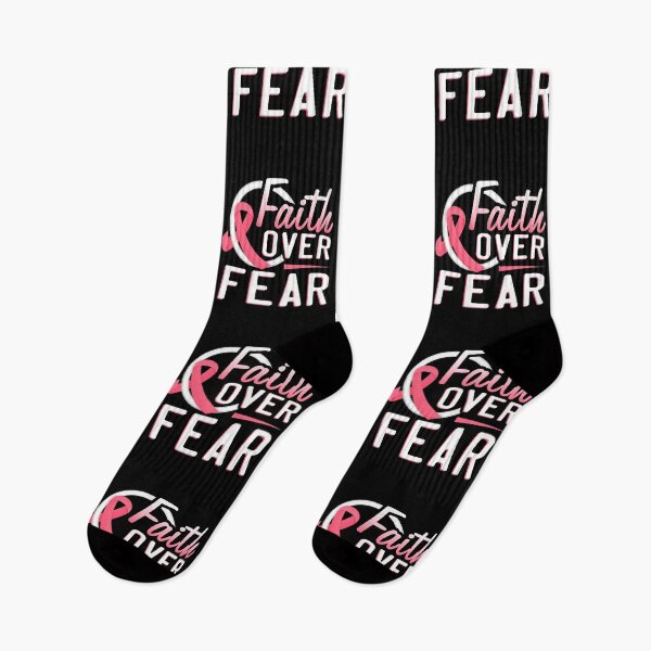 Item preview, Faith Over Fear Breast Cancer Warrior Survivor Cancer Awareness designed and sold by Merchking1.