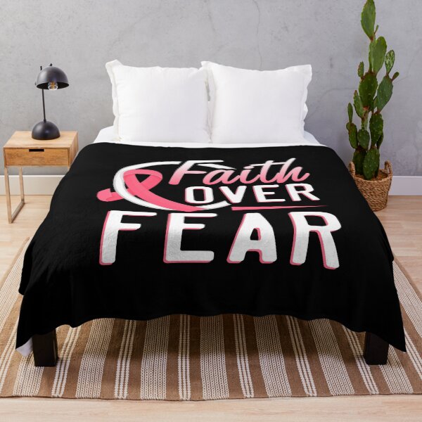 Item preview, Faith Over Fear Breast Cancer Warrior Survivor Cancer Awareness designed and sold by Merchking1.