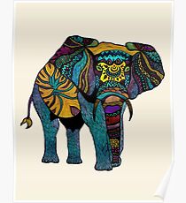Elephant of Namibia Poster
