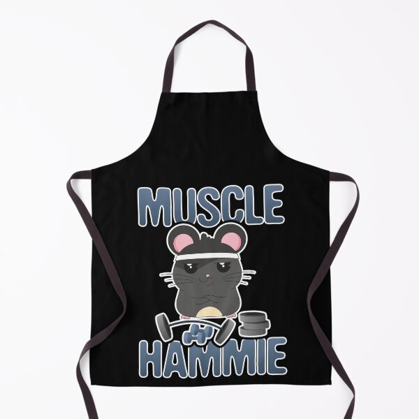 Item preview, Funny Cute Hamster Nom Nom Muscle Hammie Fitness Workout Gym designed and sold by Merchking1.