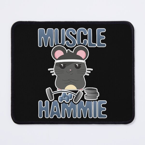 Item preview, Funny Cute Hamster Nom Nom Muscle Hammie Fitness Workout Gym designed and sold by Merchking1.