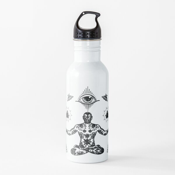 Spiritual Being Energy Meditating 209 Water Bottle