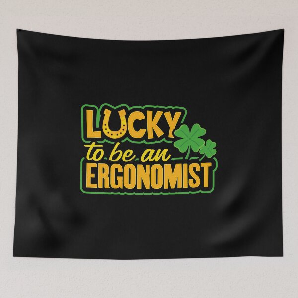 Item preview, Saint Patrick Day Lucky To Be An Ergonomist Awesome Profession Career designed and sold by Merchking1.