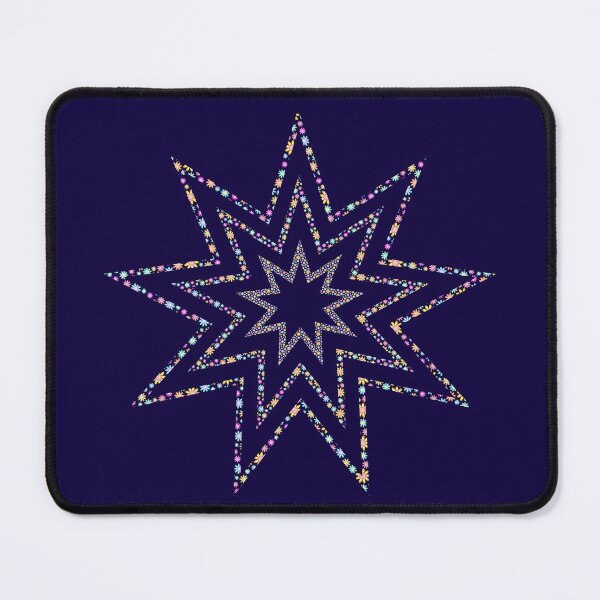 Item preview, Multi Colorful Floral Stars designed and sold by ZophiaSolaris.