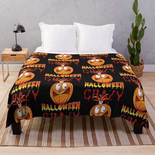 Item preview, CRAZY HALLOWEEN, TRICK OR TREAT, HAPPY TREAT, HALLOWEEN MEME, SPOOKY, designed and sold by R B Chrystal.
