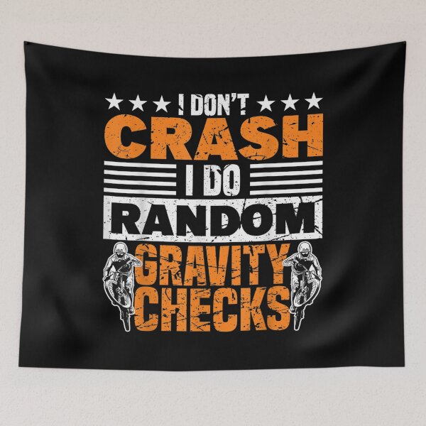Item preview,  Dont Crash Random Gravity Checks Mountainbike designed and sold by dominique235.