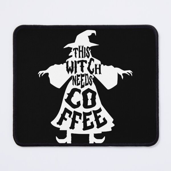 Item preview, this witch needs coffee before anything for halloween scary witch design for coffee lovers designed and sold by mydreamcatcher.