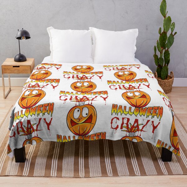 Item preview, CRAZY HALLOWEEN, TRICK OR TREAT, HAPPY TREAT, HALLOWEEN MEME, SPOOKY, designed and sold by R B Chrystal.