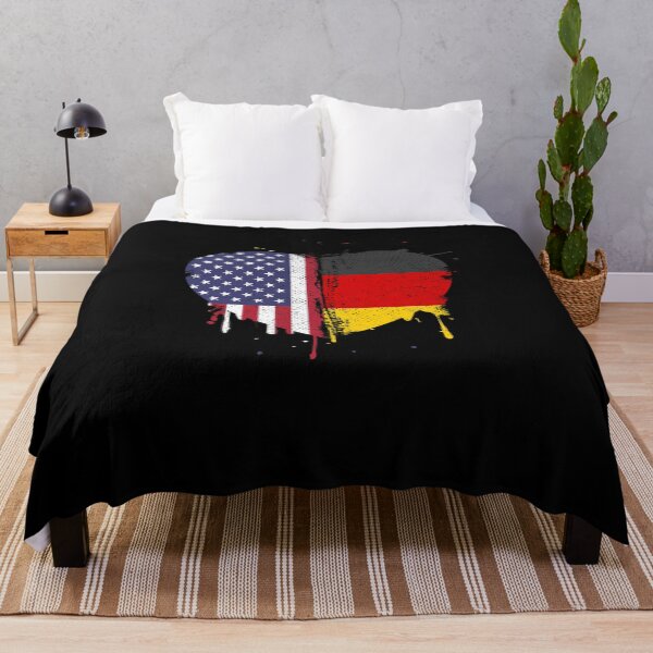 Item preview, USA America Germany Flag United Heart Countries designed and sold by DoSt-997.