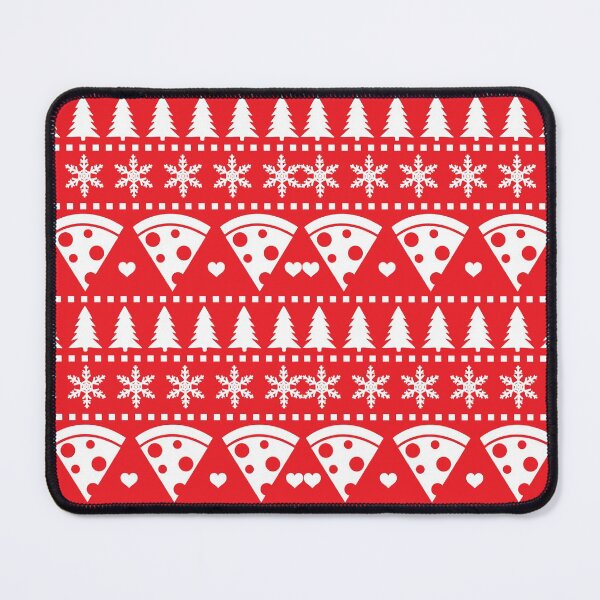 Item preview, Pepperoni Pizza Ugly Christmas Jumper Pattern designed and sold by HotHibiscus.