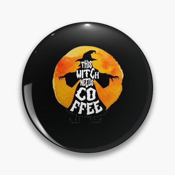 Item preview, this witch needs coffee before anything for halloween scary witch design for coffee lovers designed and sold by mydreamcatcher.