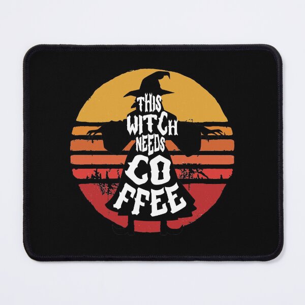 Item preview, this witch needs coffee before anything for halloween scary witch design for coffee lovers designed and sold by mydreamcatcher.