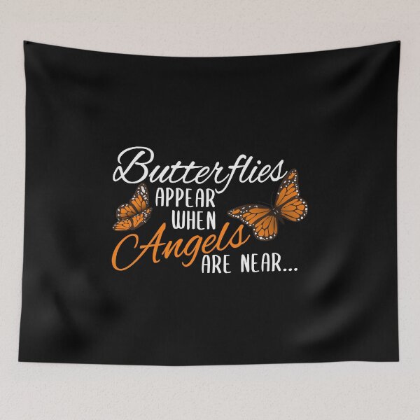 Item preview, Butterflies Appear When Angel Are Near, Inspirational Quotes , Monarch Butterfly designed and sold by Merchking1.