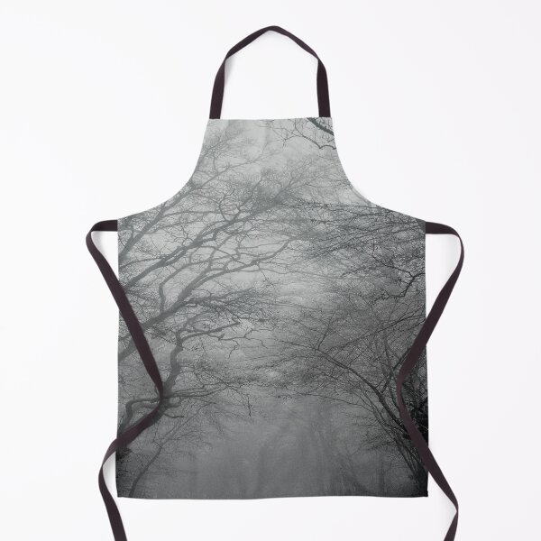 Item preview, Misty Forest At Night, Black and White designed and sold by ShamaBo.