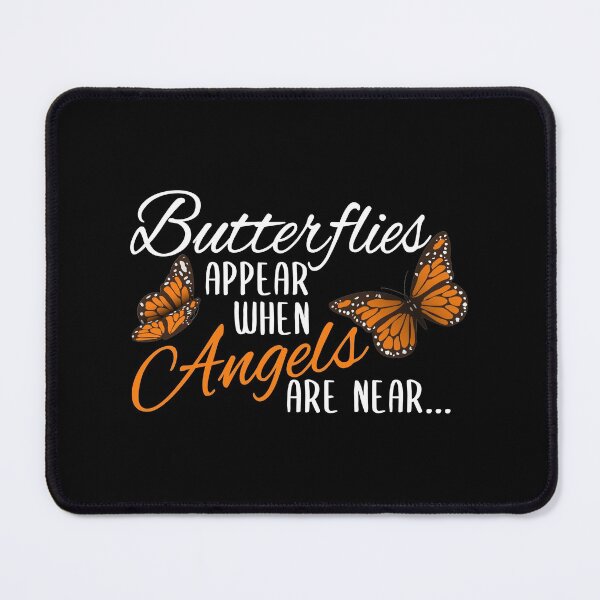 Item preview, Butterflies Appear When Angel Are Near, Inspirational Quotes , Monarch Butterfly designed and sold by Merchking1.
