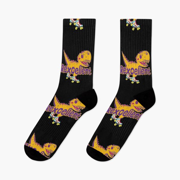 Item preview, T Rexcellent 90's, Funny Dinosaur Tyrannosaurus Ice Skaters , Ice Skating designed and sold by Merchking1.