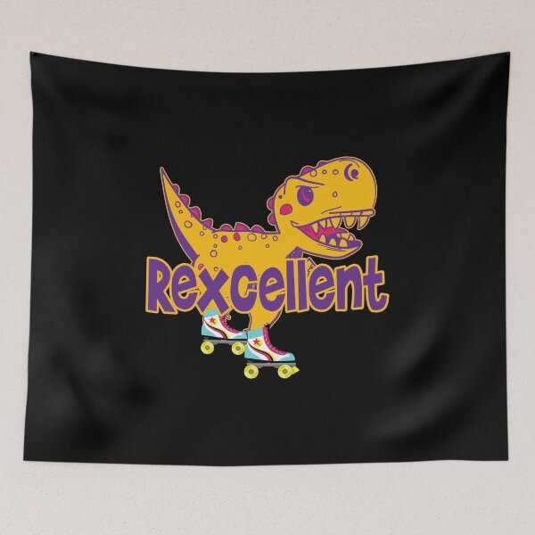 Item preview, T Rexcellent 90's, Funny Dinosaur Tyrannosaurus Ice Skaters , Ice Skating designed and sold by Merchking1.