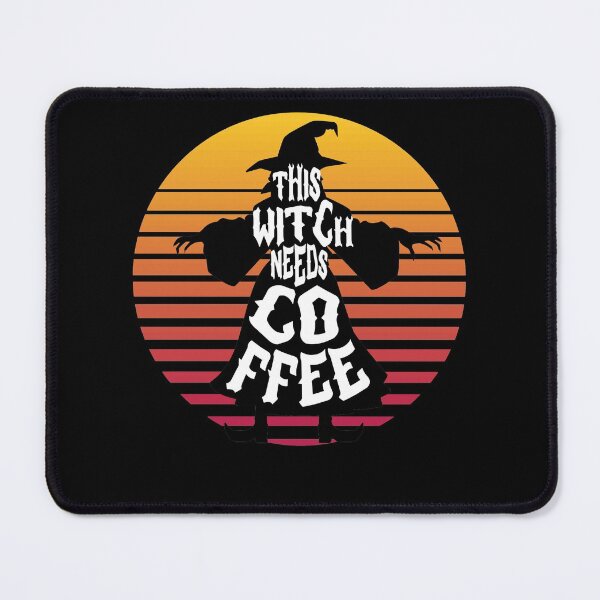 Item preview, this witch needs coffee before anything for halloween scary witch design for coffee lovers designed and sold by mydreamcatcher.