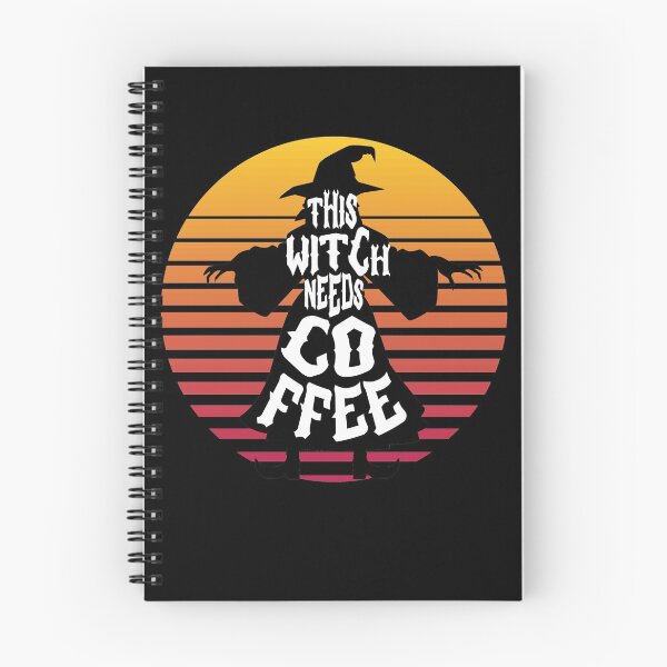 Item preview, this witch needs coffee before anything for halloween scary witch design for coffee lovers designed and sold by mydreamcatcher.