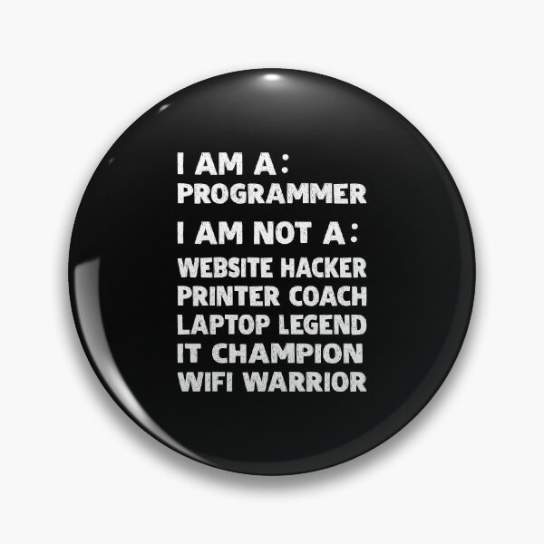 Item preview, Computer Programmer Programming Sarcastic Funny Sayings Gift designed and sold by MerchStudy.