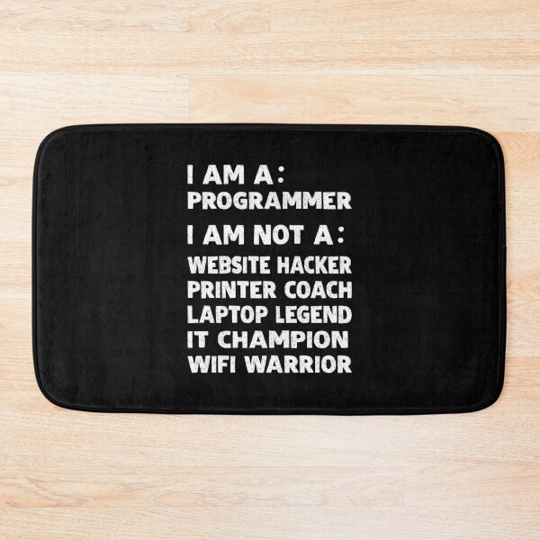 Item preview, Computer Programmer Programming Sarcastic Funny Sayings Gift designed and sold by MerchStudy.