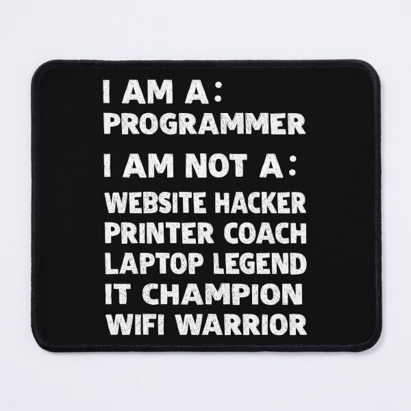 Item preview, Computer Programmer Programming Sarcastic Funny Sayings Gift designed and sold by MerchStudy.