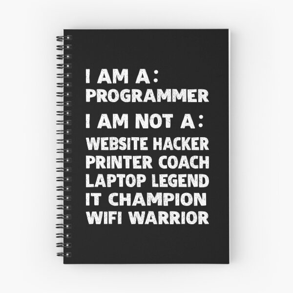 Item preview, Computer Programmer Programming Sarcastic Funny Sayings Gift designed and sold by MerchStudy.