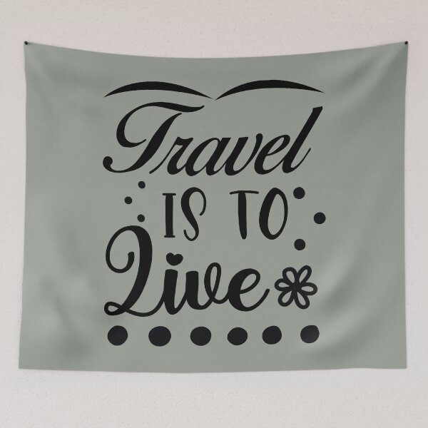 Item preview, Travel is to Live designed and sold by Sheepherder120.