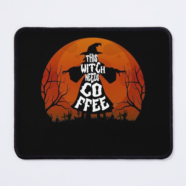 Item preview, this witch needs coffee before anything for halloween scary witch design for coffee lovers designed and sold by mydreamcatcher.