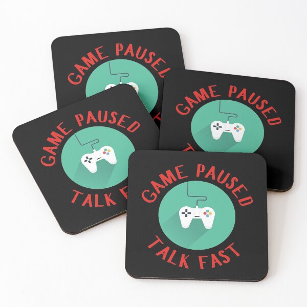 Item preview, Game Paused - Talk Fast designed and sold by veronicajorge.