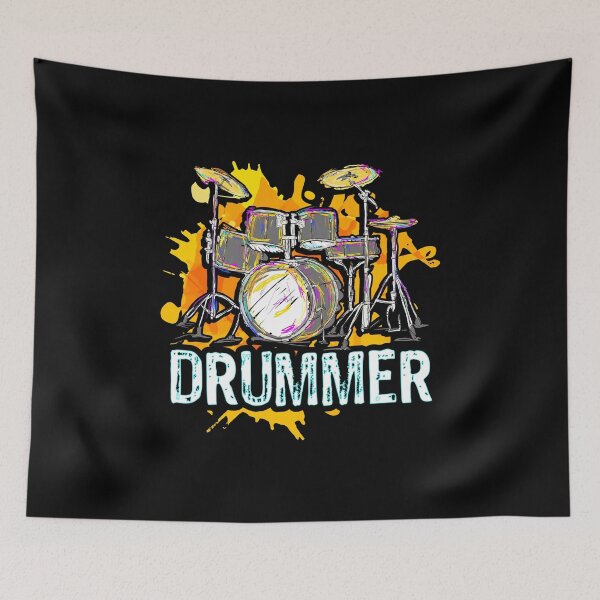 Item preview, Drummer Rock n Roll Loves, Drum Music Festival, Funny Drummer, Musician Gift, Percussion Lover designed and sold by Merchking1.