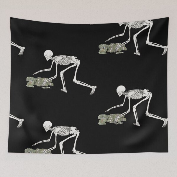 Item preview, Halloween Skeleton Coin Collecting - Money designed and sold by nakavt.