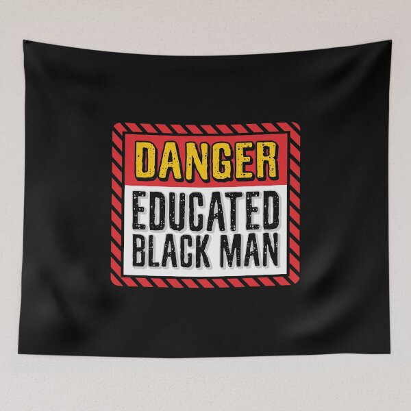 Item preview, Black History Month Danger Educated Black Man Proud Beautiful Pride designed and sold by Merchking1.