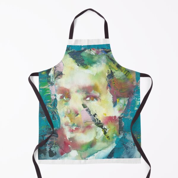 Item preview, CHARLES BAUDELAIRE oil and watercolor portrait designed and sold by lautir.