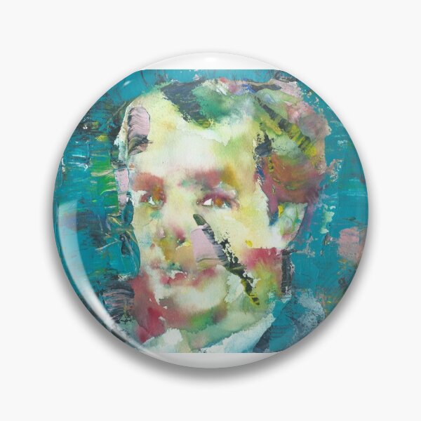 Item preview, CHARLES BAUDELAIRE oil and watercolor portrait designed and sold by lautir.