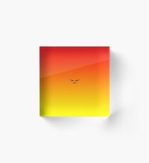 Angry React Acrylic Block