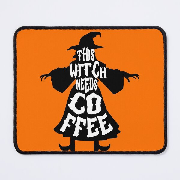 Item preview, this witch needs coffee before anything for halloween scary witch design for coffee lovers designed and sold by mydreamcatcher.