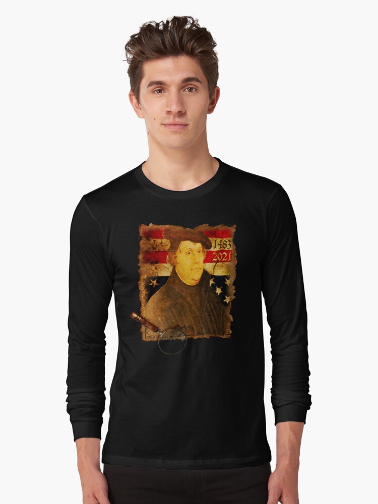 Thumbnail 1 of 5, Long Sleeve T-Shirt, Martin Luther Day designed and sold by CamelotDaily.
