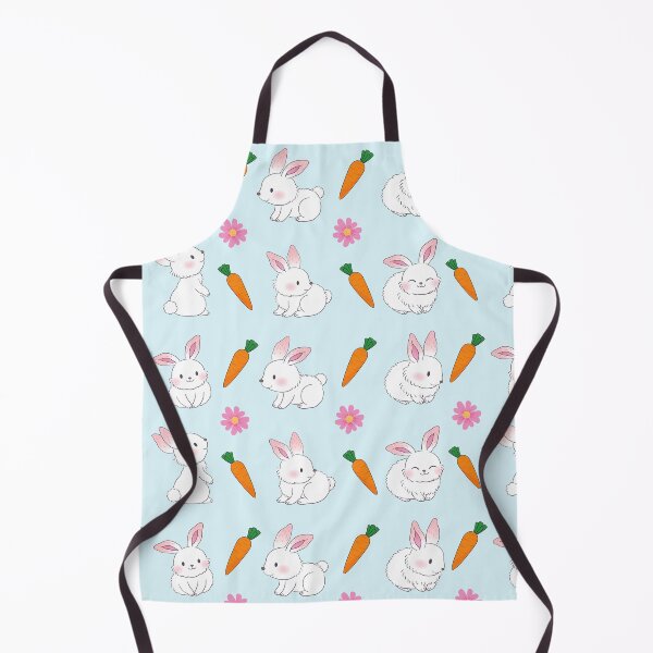 Item preview, Cute Rabbits With Flowers And Carrots designed and sold by DonneeCreations.